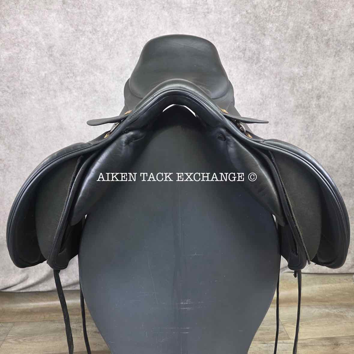 Harry Dabbs All Purpose Saddle, 17.5" Seat, XX-Wide Hoop Tree, Wool Flocked Panels