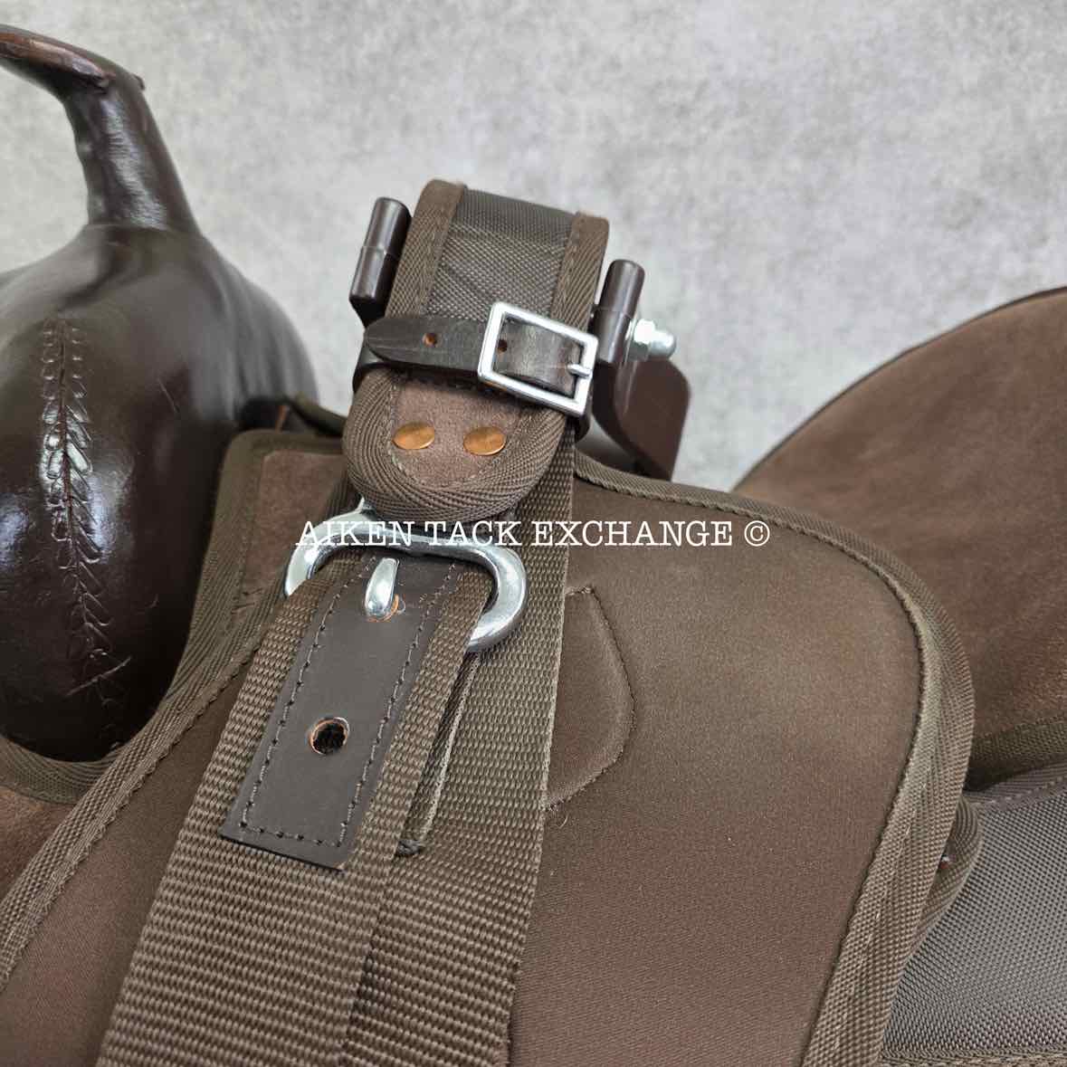 Tough 1 King Series 9215 Synthetic Western Saddle, 15" Seat, Wide Tree - Full QH Bars