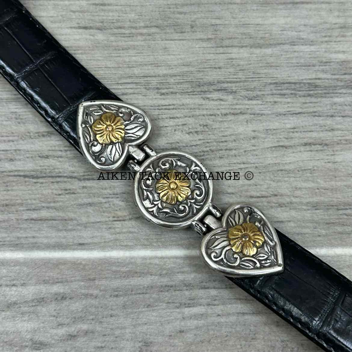 Enmon Leather Belt, Size Small