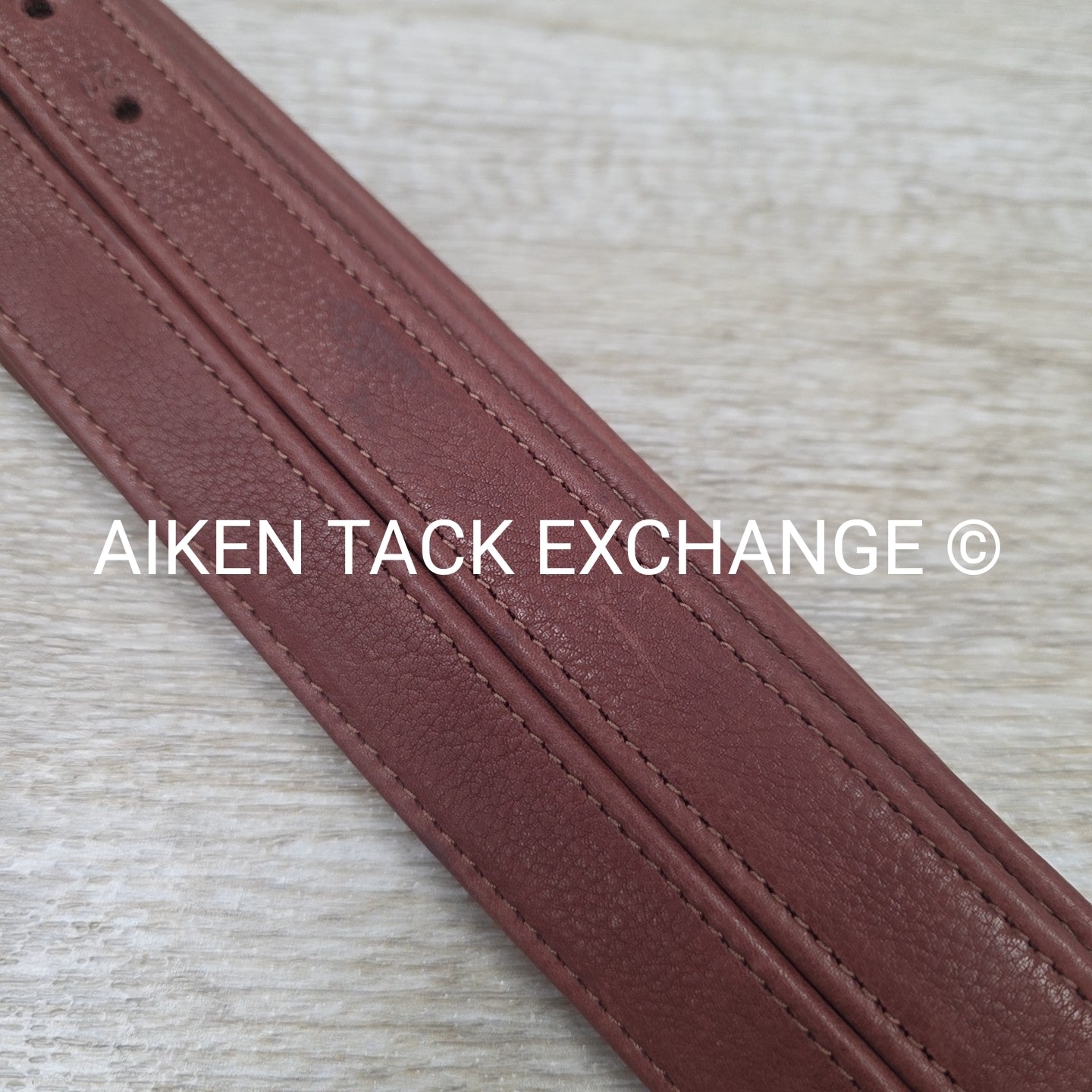 HDR Triple Covered Grippy Close Contact Stirrup Leathers, Australian Nut, 48"