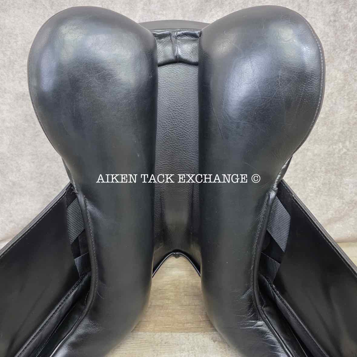 2015 Custom Saddlery Signature Steffen's Advantage Monoflap Dressage Saddle, 18" Seat, Adjustable Tree, Wool Flocked Panels