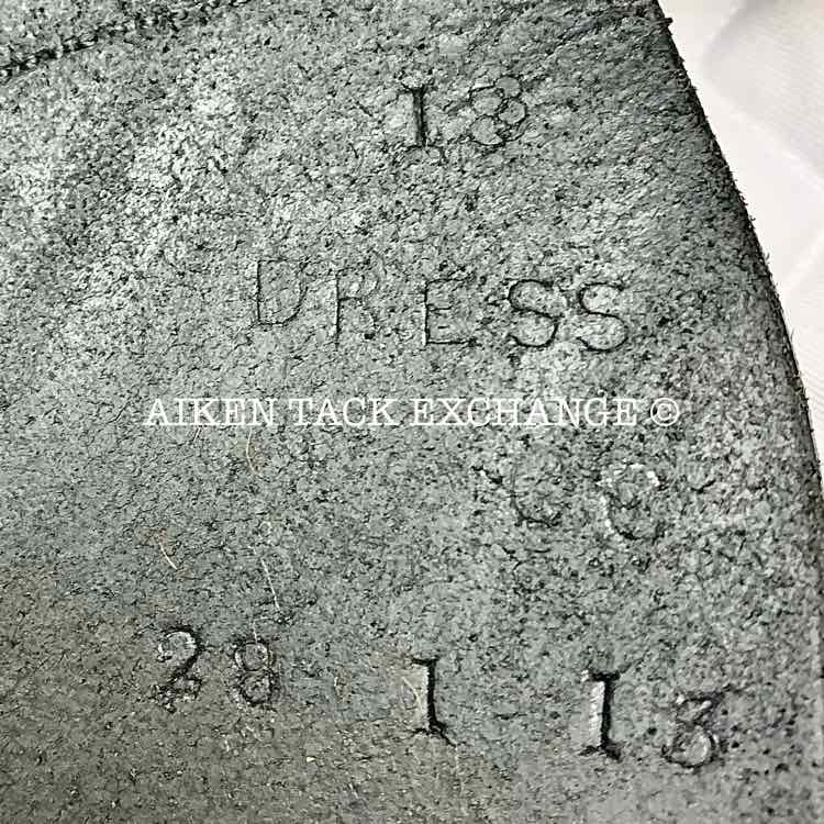 2013 Hulsebos DR CC Dressage Saddle, 18" Seat, Medium Tree, Wool Flocked Panels