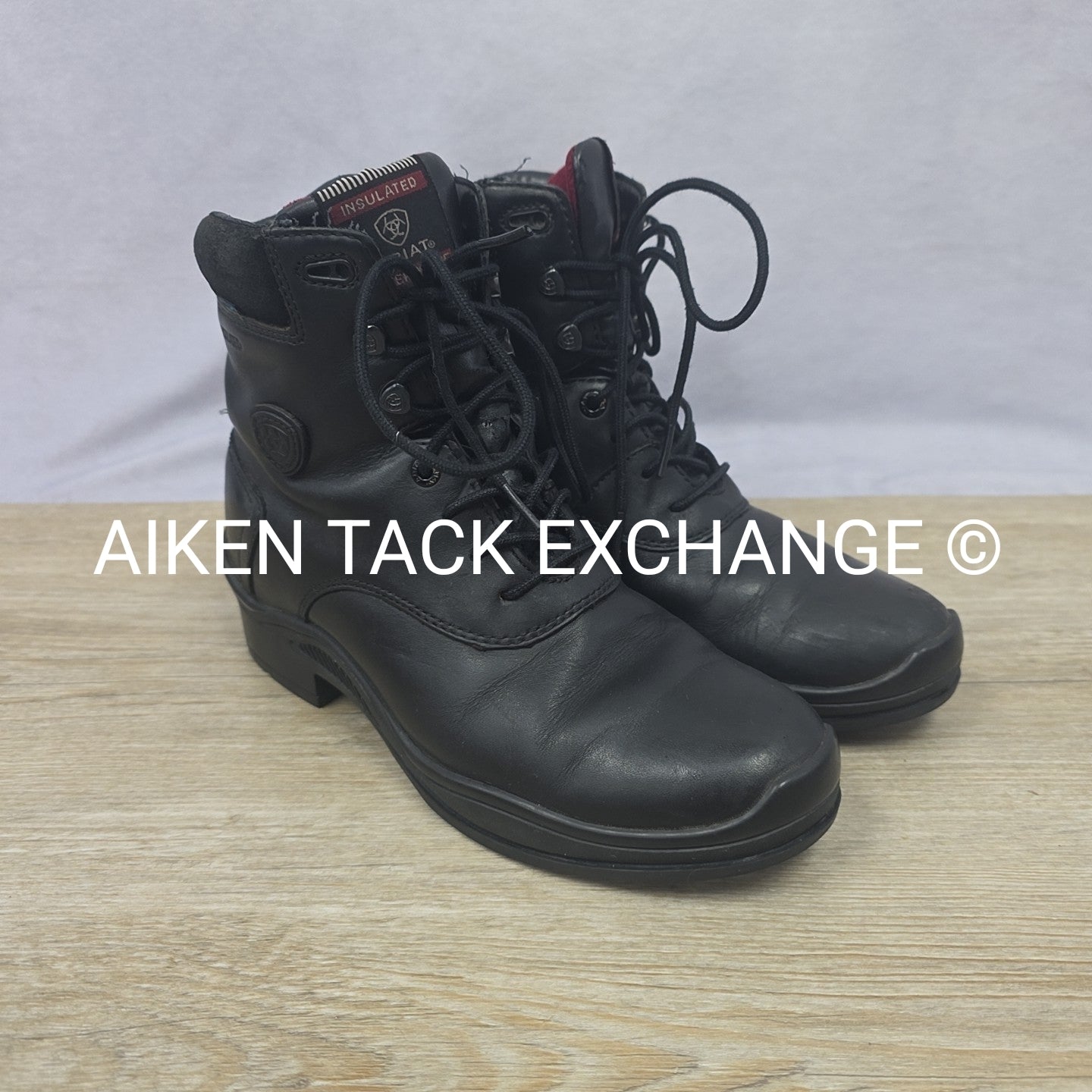 Ariat Extreme Waterproof Insulated Lace Up Paddock Boots, Size 7