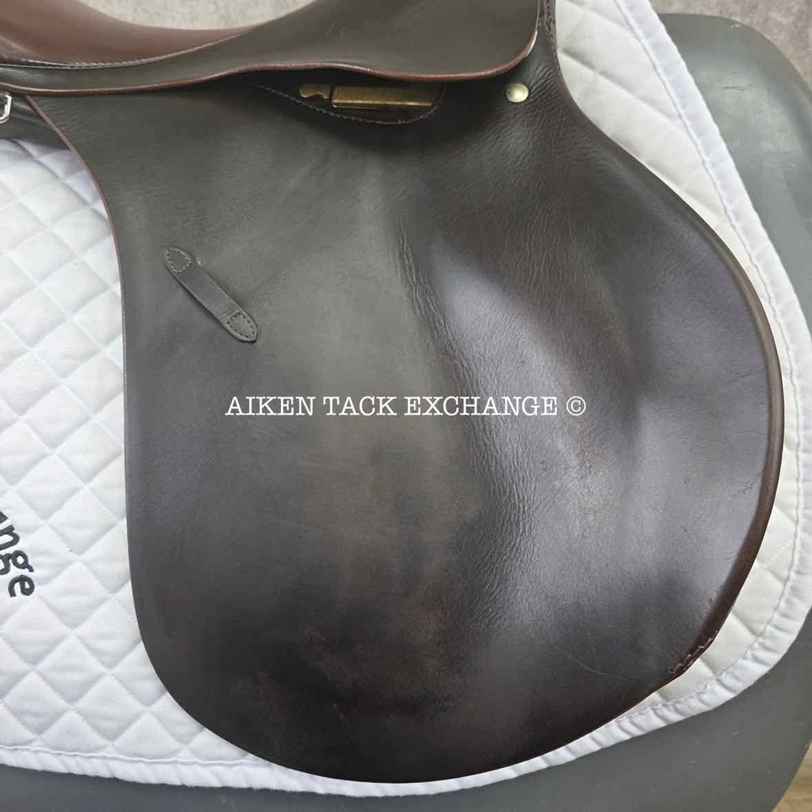 1993 Passier Gewalkt VD All Purpose Saddle, 17" Seat, Medium Tree, Wool Flocked Panels