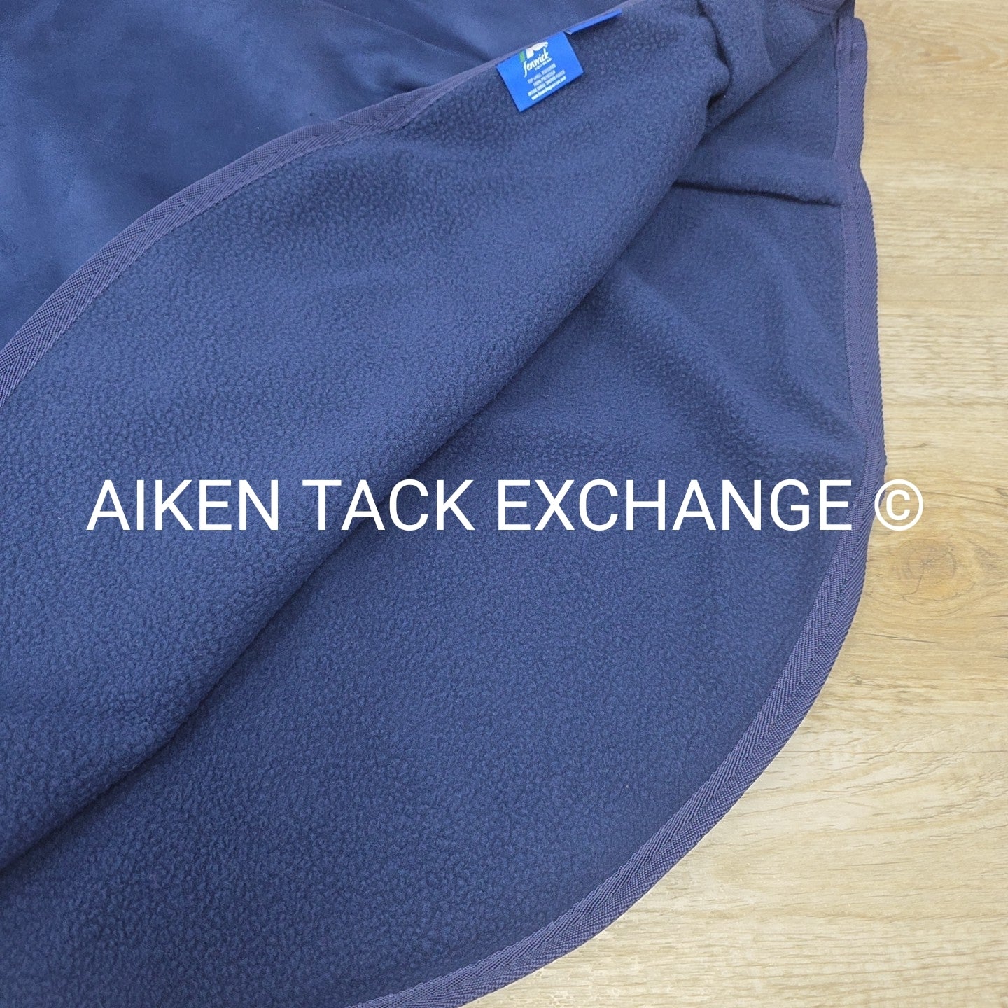 Fenwick Equestrian EquSuede Quarter Sheet, Blue, Size Medium