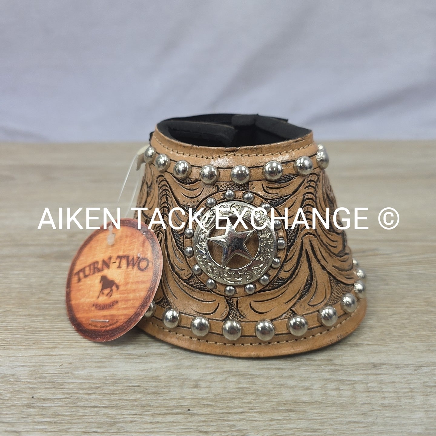 Turn-Two Equine No Turn Bell Boots, Size Medium