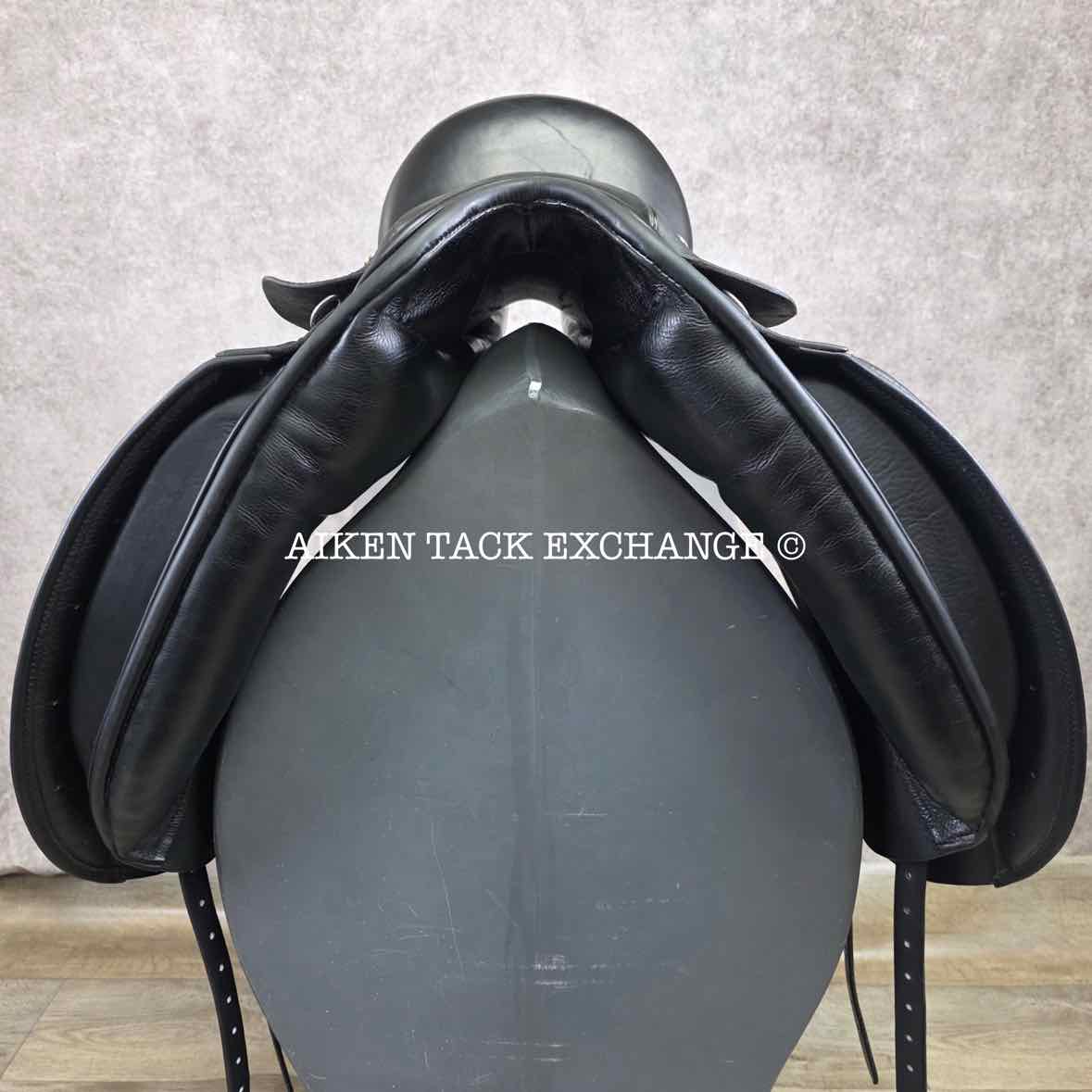 Fryso Legacy Dressage Saddle, 17.5" Seat, Wide Tree, Wool Flocked Panels