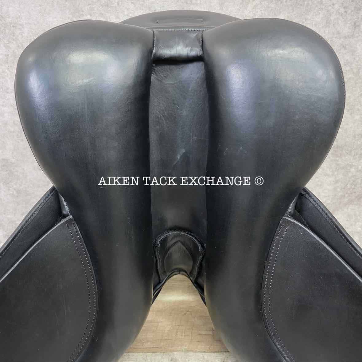 Marcel Toulouse Alissa Platinum Genesis Dressage Saddle, 17.5" Seat, Adjustable Tree, Wool Flocked Panels