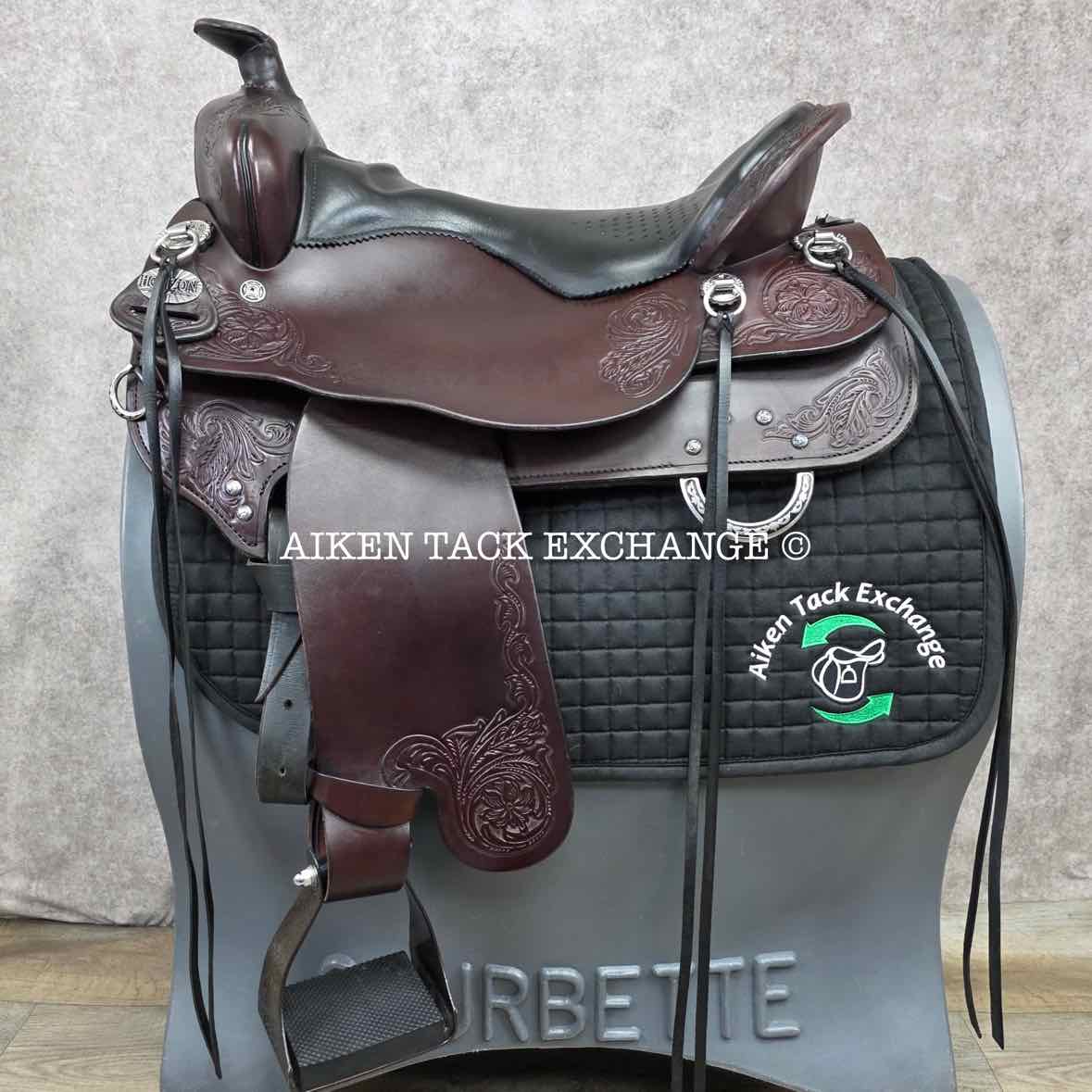 2021 Tucker 295 Horizon Wanderer Trail Western Saddle, 18.5" Seat, Extra Wide Tree
