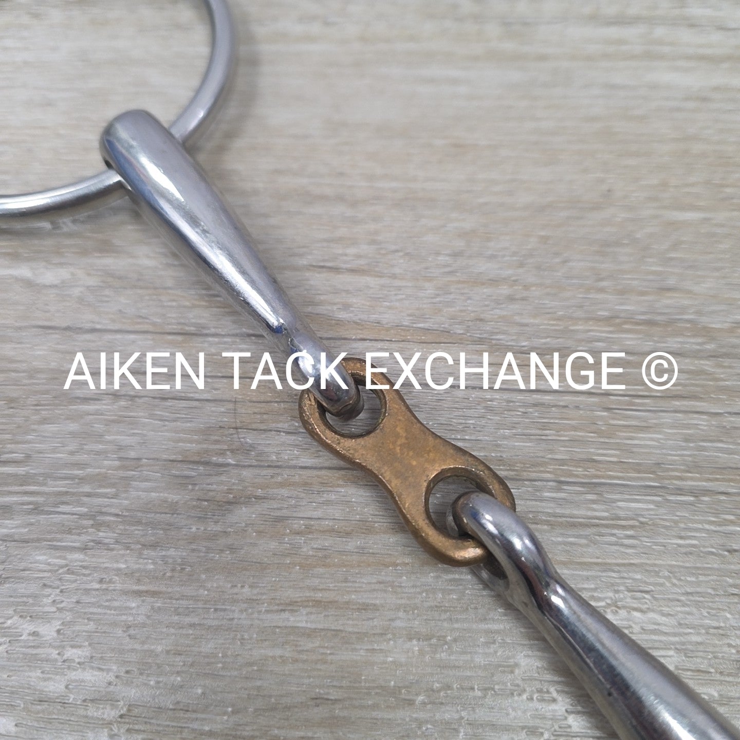 Copper French Link Loose Ring Bit 6"