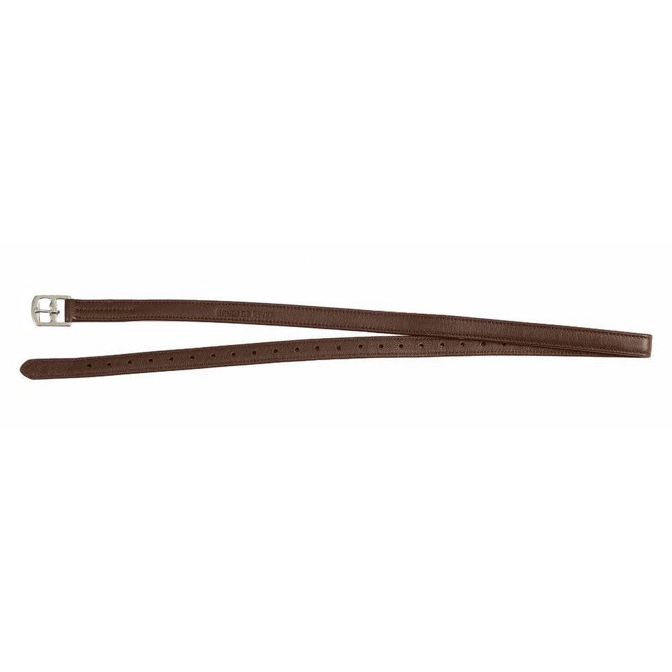 Henri de Rivel Triple Covered Stirrup Leathers: Black / 60