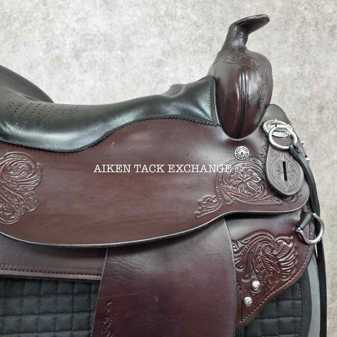 2021 Tucker 295 Horizon Wanderer Trail Western Saddle, 18.5" Seat, Extra Wide Tree