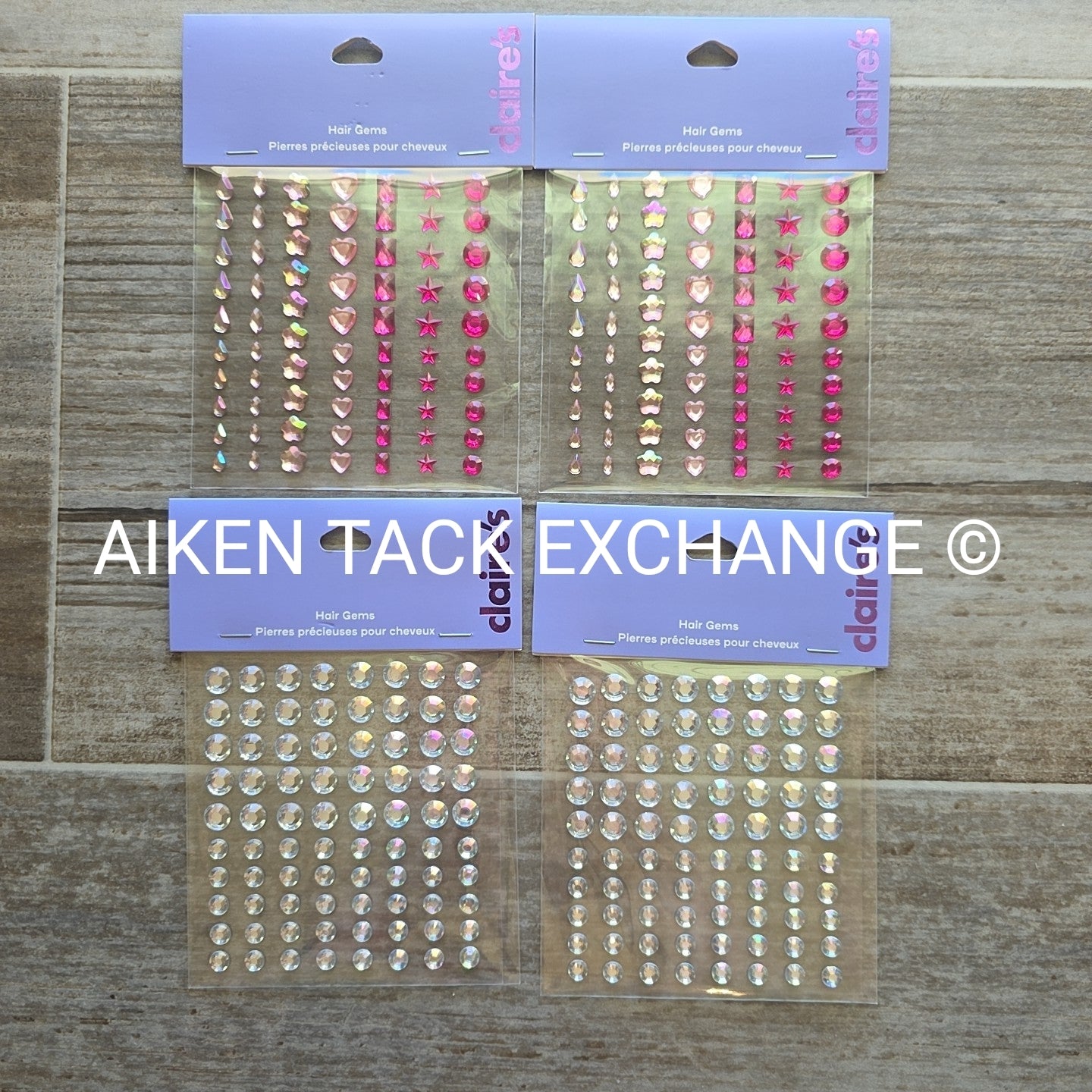 Claire's Hair Gems - 4 Total Sets