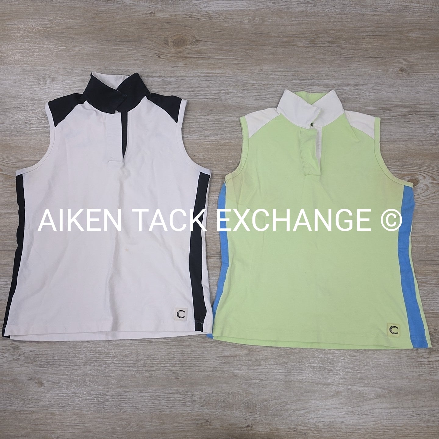 BARGAIN BUNDLE: 2 Connoisseur Equestrian Collection Sleeveless Tops, Size Small