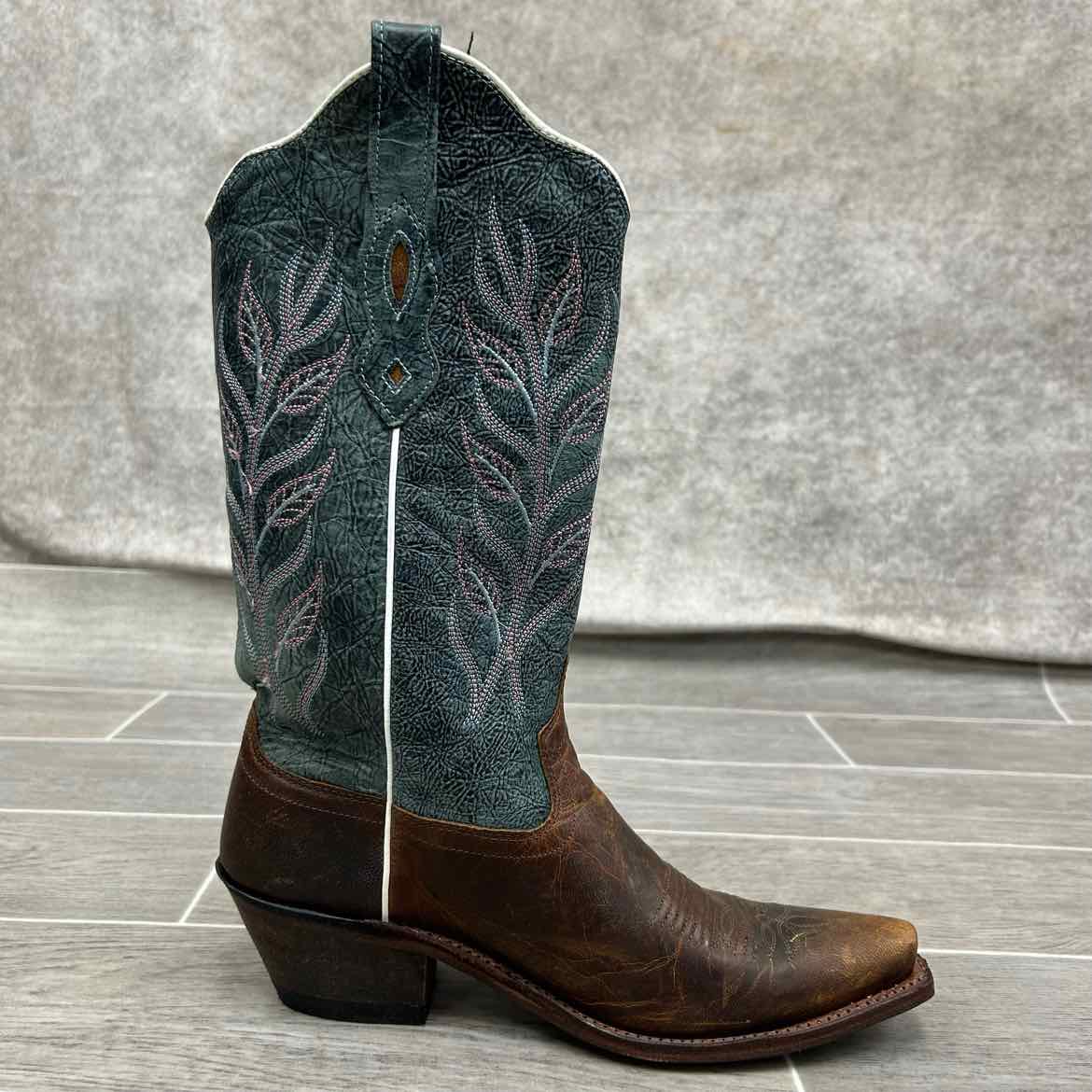 Old West Western Boots, Size 7.5