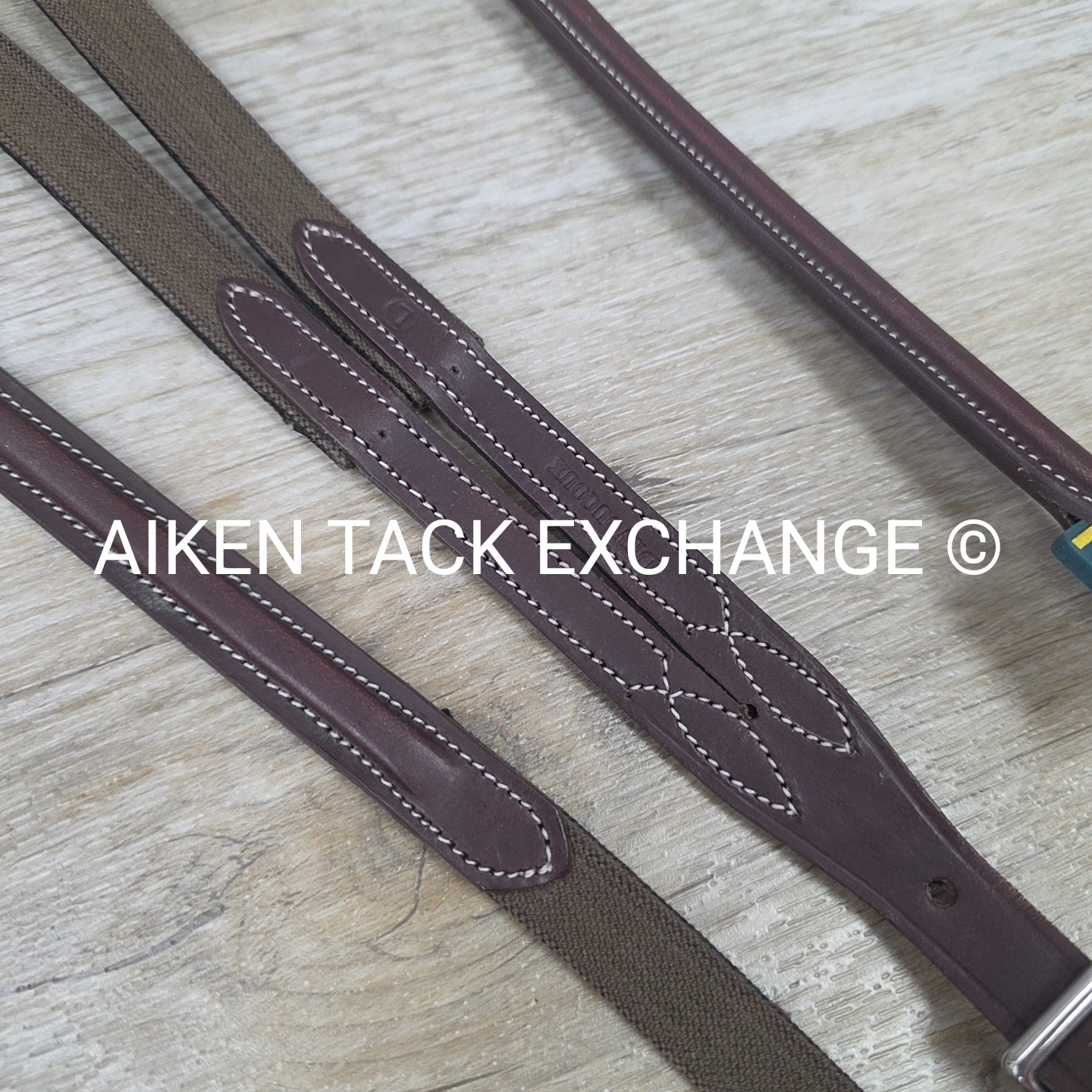 Devoucoux 3 Point Elastic Breastplate, Brown, Size Large