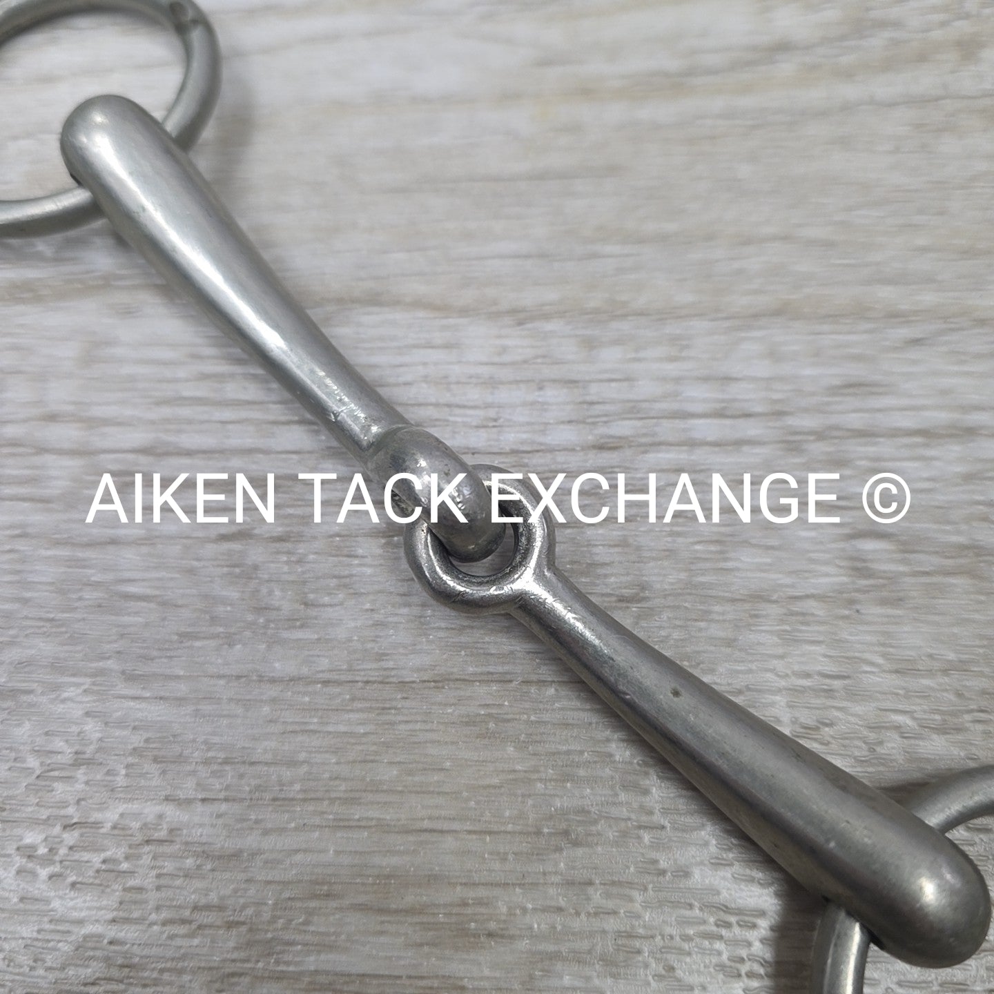 Star Steel Silver Single Joint Loose Ring Bradoon Bit 4.75"