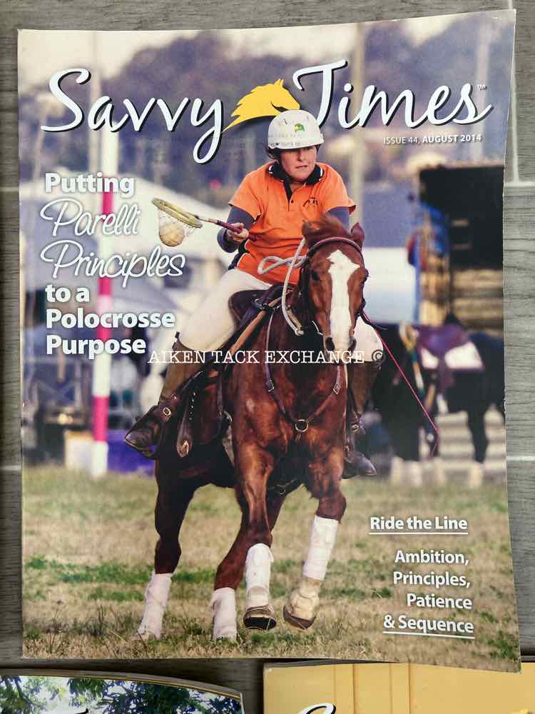 Parelli Savvy Times Magazines: February, May, August, November 2014, & February