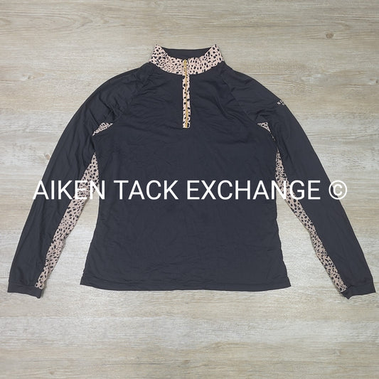 Novella Equestrian Long Sleeve 1/4 Zip Sun Shirt, Women's XLarge