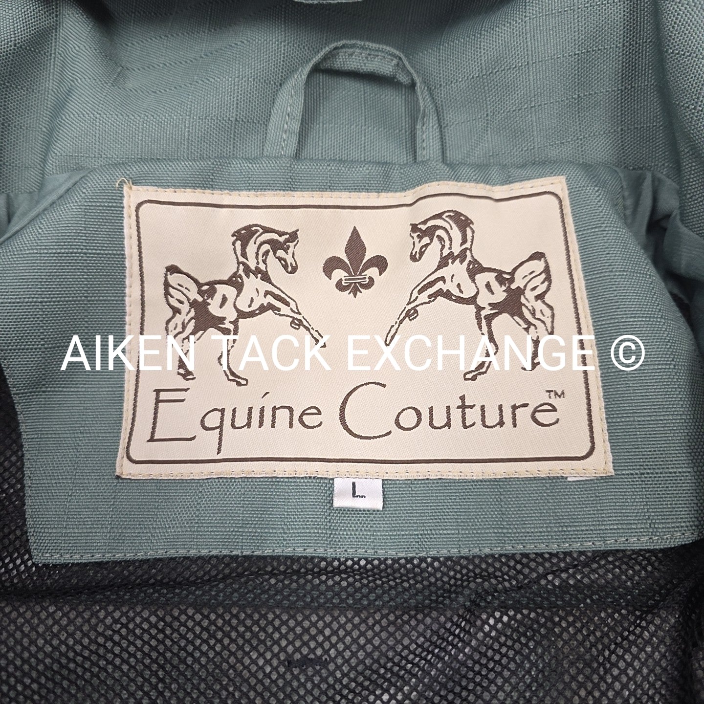 Equine Couture Canvas Weatherproof Riding Jacket, Women's Large