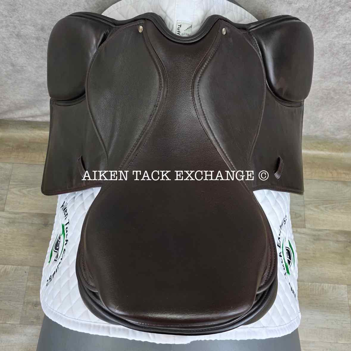 Pegasus Unicorn French Style Jump Saddle, 17.5" Seat, Auto-Adjusting Flex Tree
