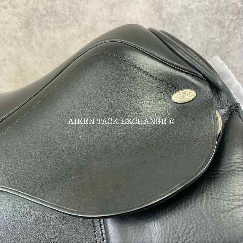 Mystic by Smith-Worthington Dressage Saddle, 17.5" Seat, Medium Tree, Wool Flocked Panels