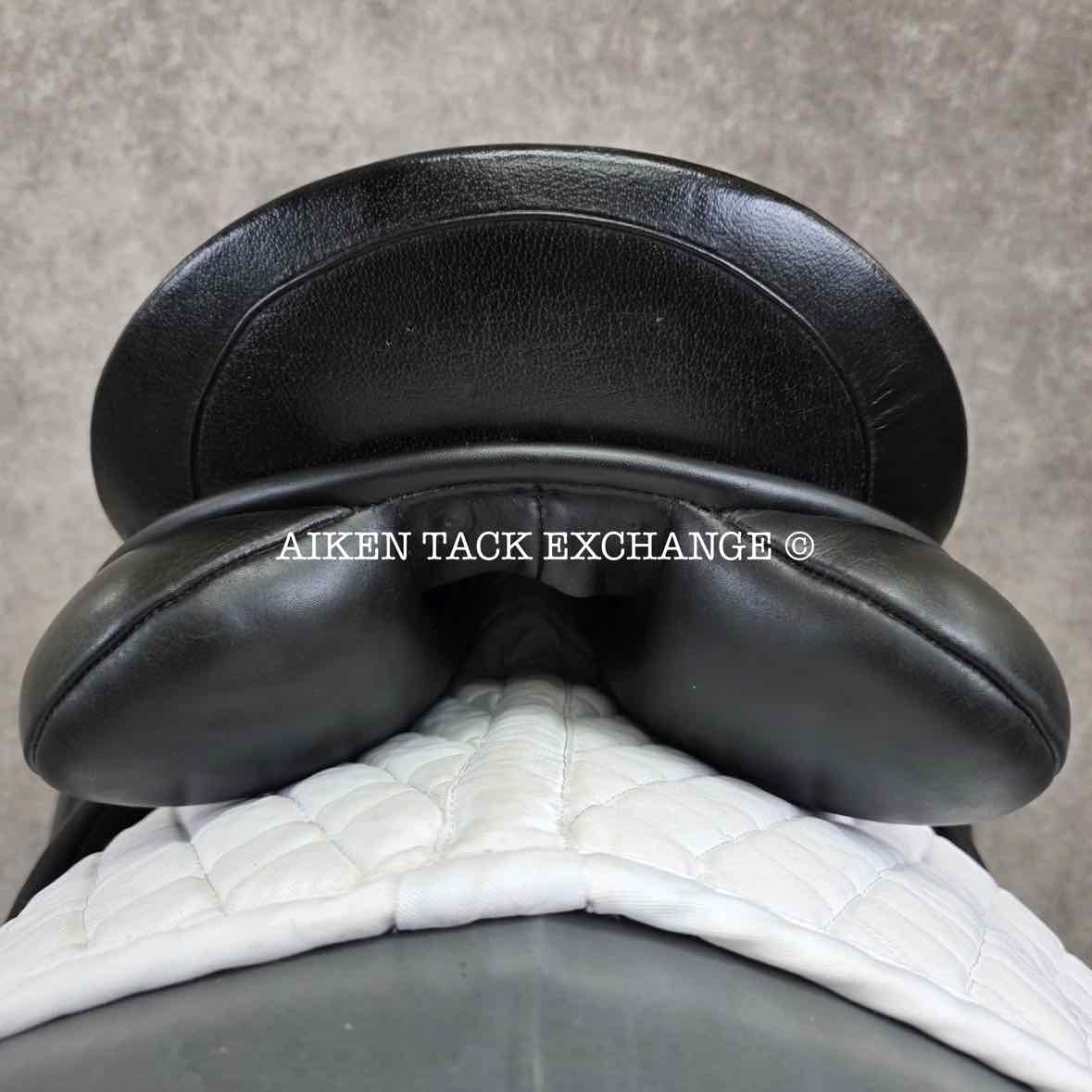 SDL Lemke Buffalo Deluxe Dressage Saddle, 17.5" Seat, MW Tree, Wool Flocked Panels