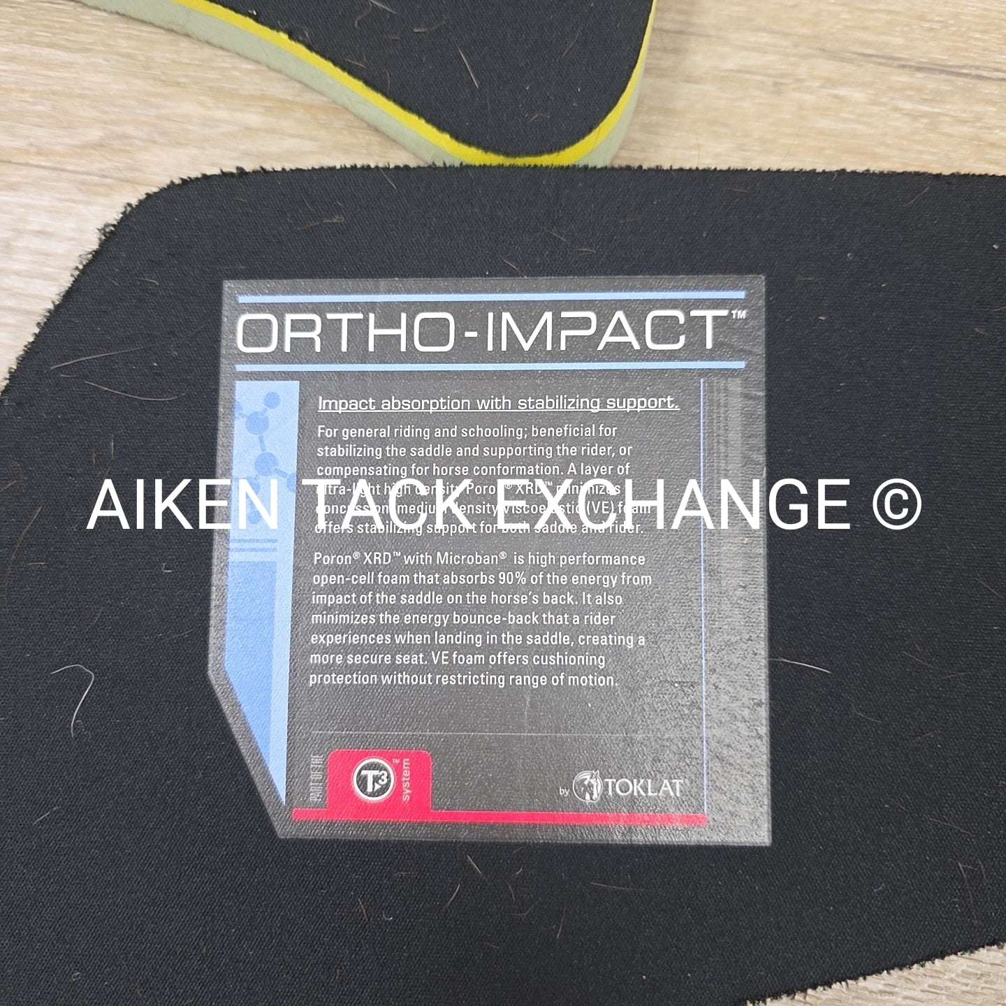 Toklat Matrix T3 Ergonomic Half Pad with PRO Impact Inserts, Size Medium