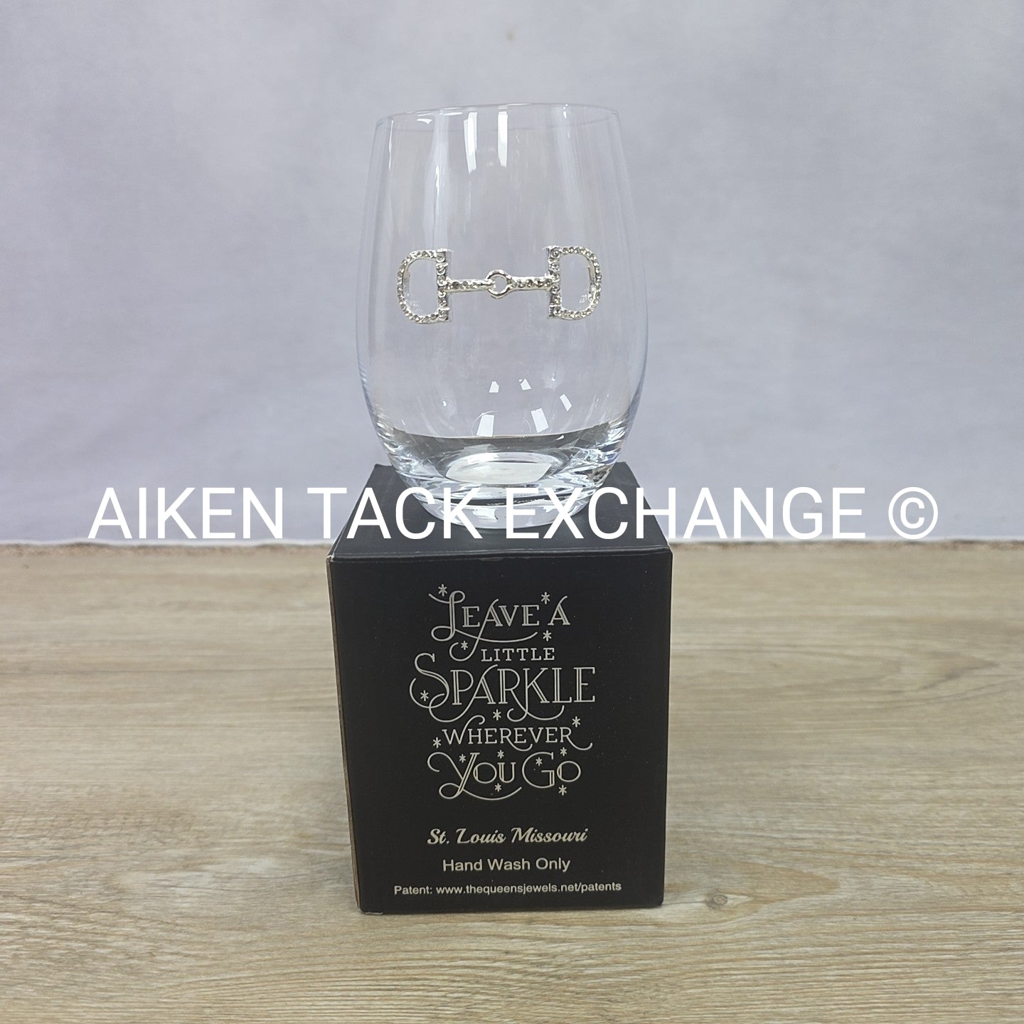 The Queen's Jewel's Snaffle Bit Stemless Glass