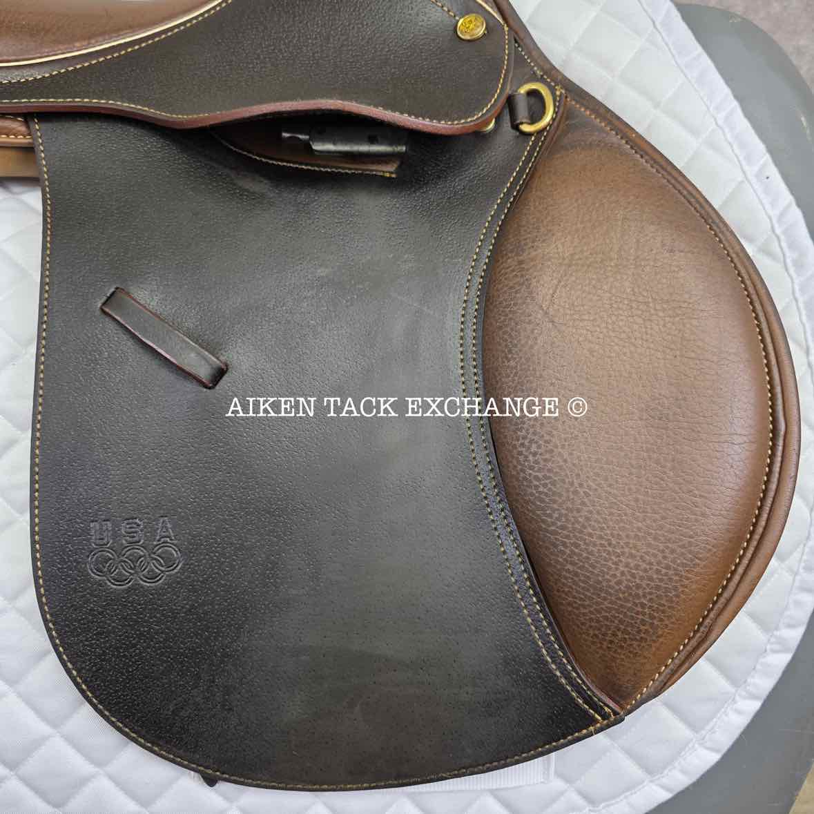 Collegiate Miller's USET Close Contact Jump Saddle, 16.5" Seat, Medium Tree, Foam Panels