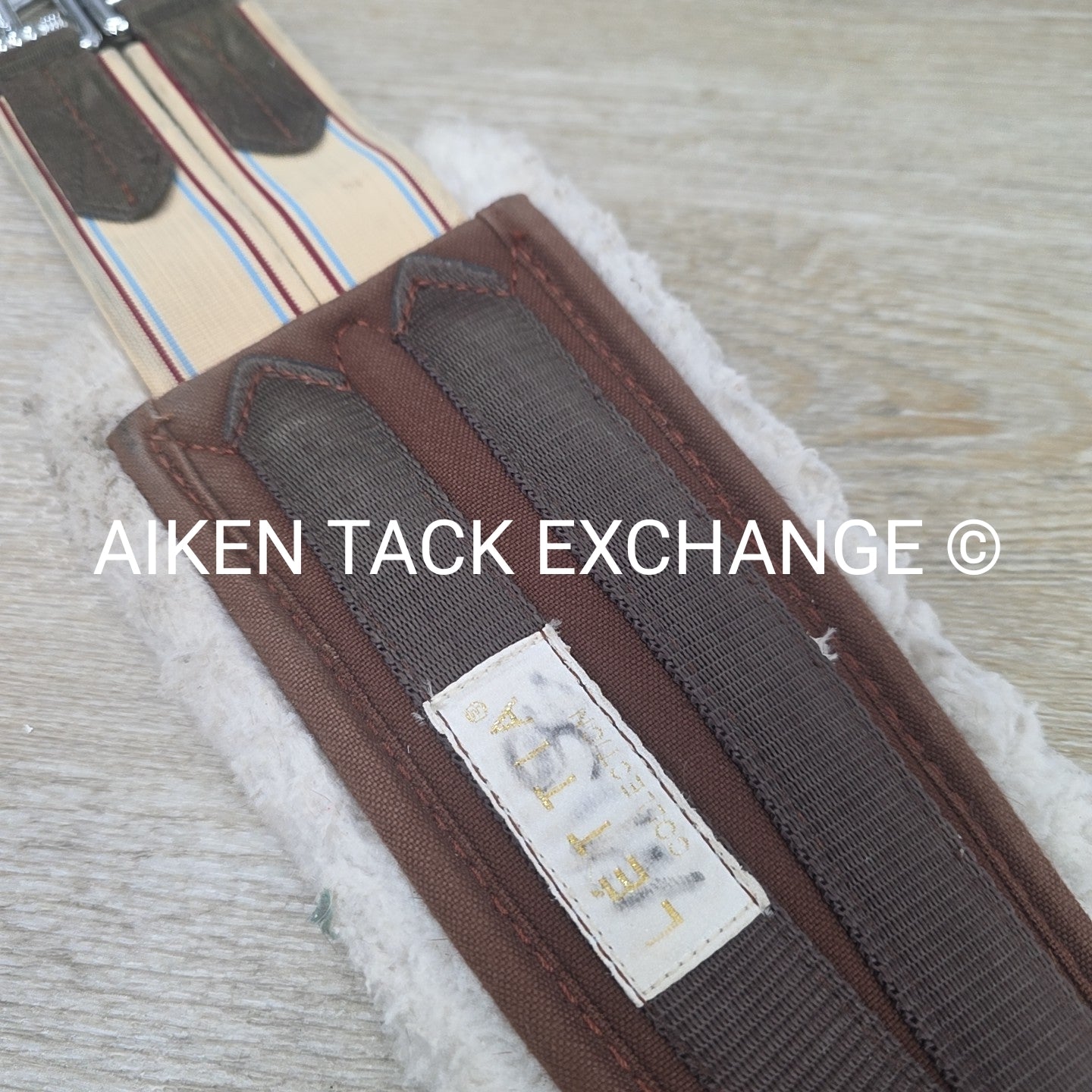 Lettia CoolMax Clik Girth, Brown, 46"