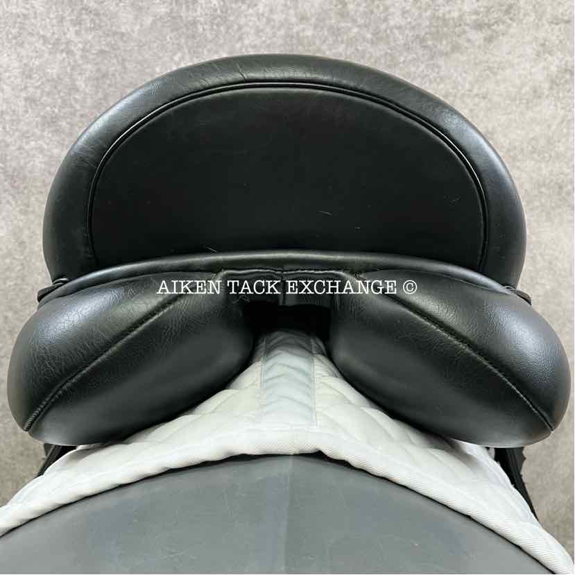 **SOLD** 2014 Custom Saddlery Signature Steffen's Advantage Monoflap Dressage Saddle, 17.5" Seat, Adjustable Tree, Wool Flocked Panels