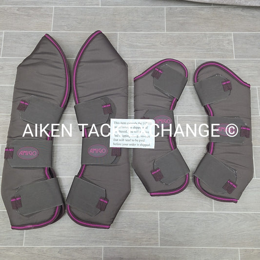 Amigo Ripstop Travel Shipping Boots, Set of 4, Size Full