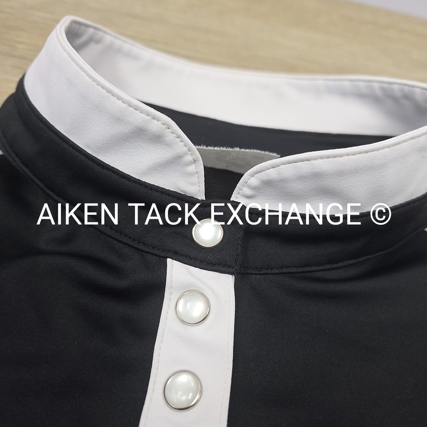 Free Ride Equestrian Devon Short Sleeve Show Shirt, Size Large