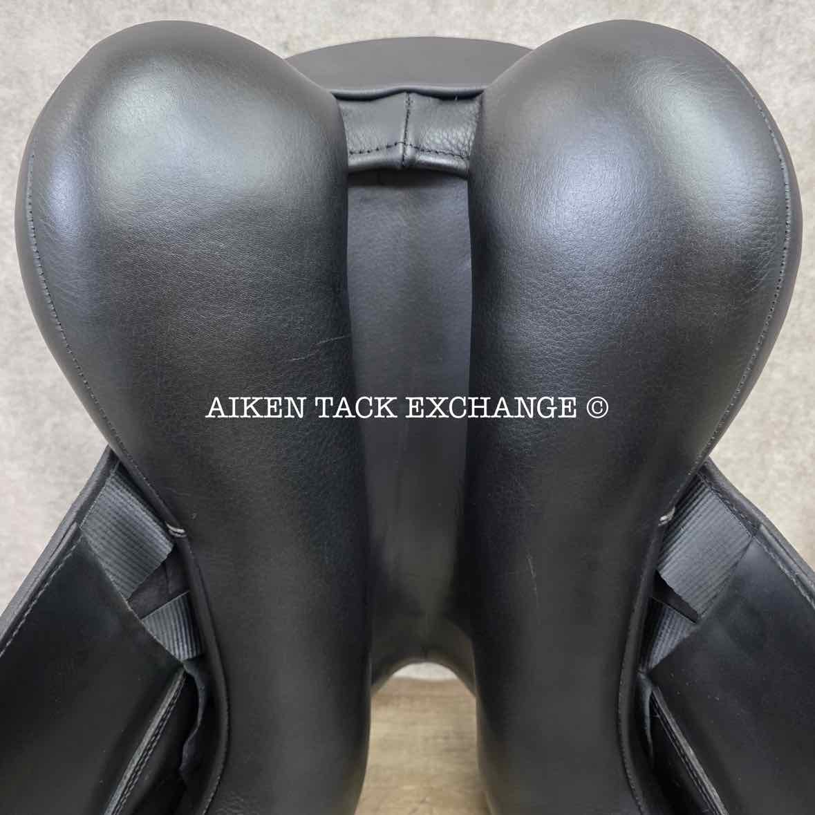 2020 Custom Saddlery Wolfgang Gemini R Monoflap Dressage Saddle, 17.5" Seat, Adjustable Tree, Wool Flocked Panels