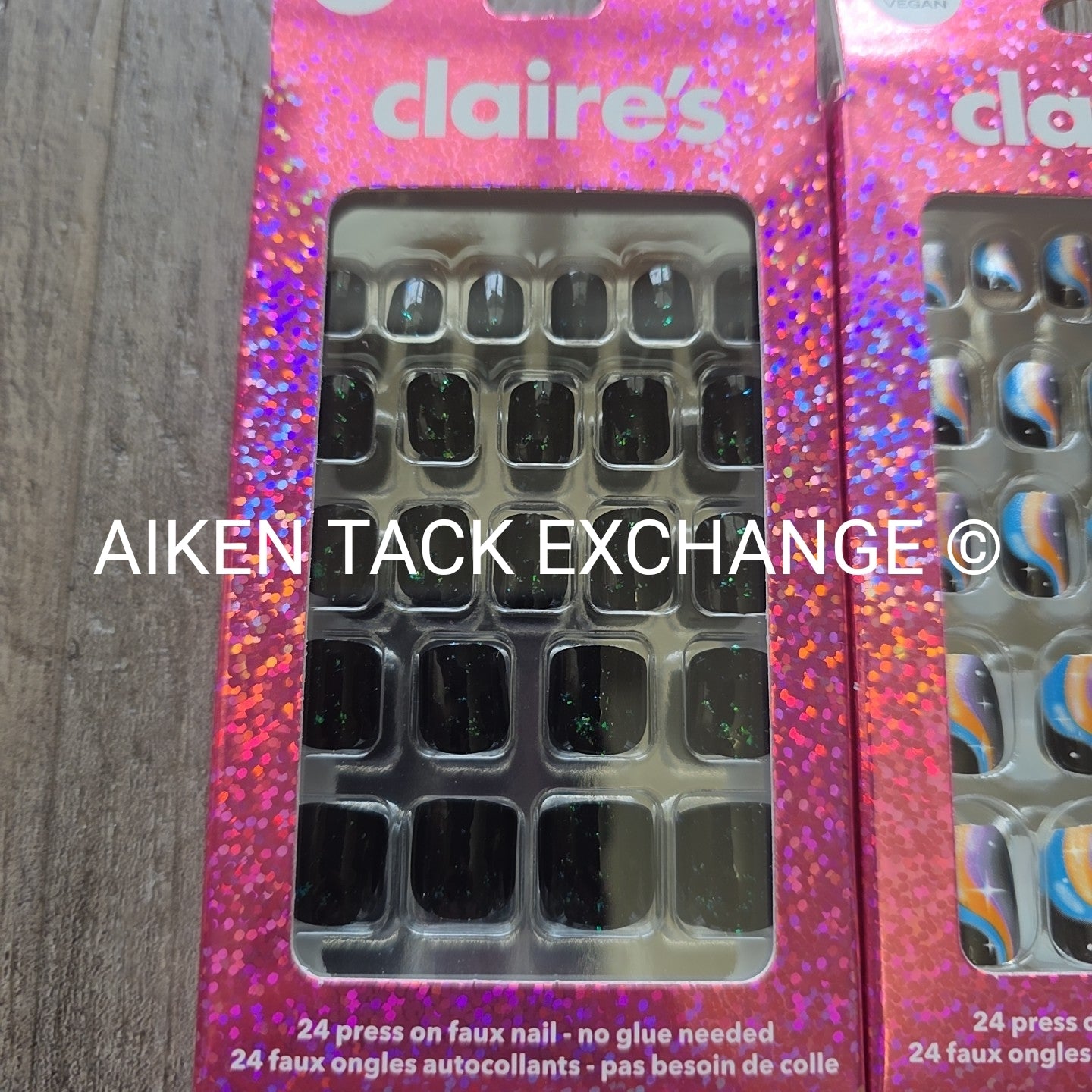 Claire's Press-On Nails (2 Sets) - 24 Count Each (48 Total)