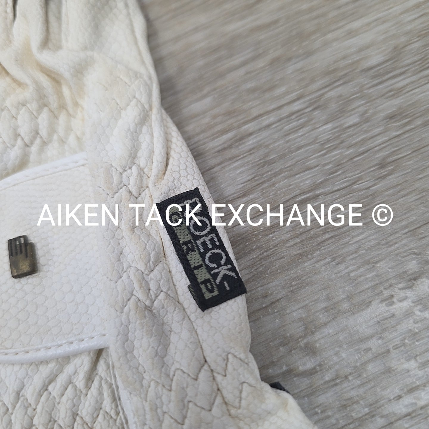 Roeckl Grip Riding Gloves, White, 6.5