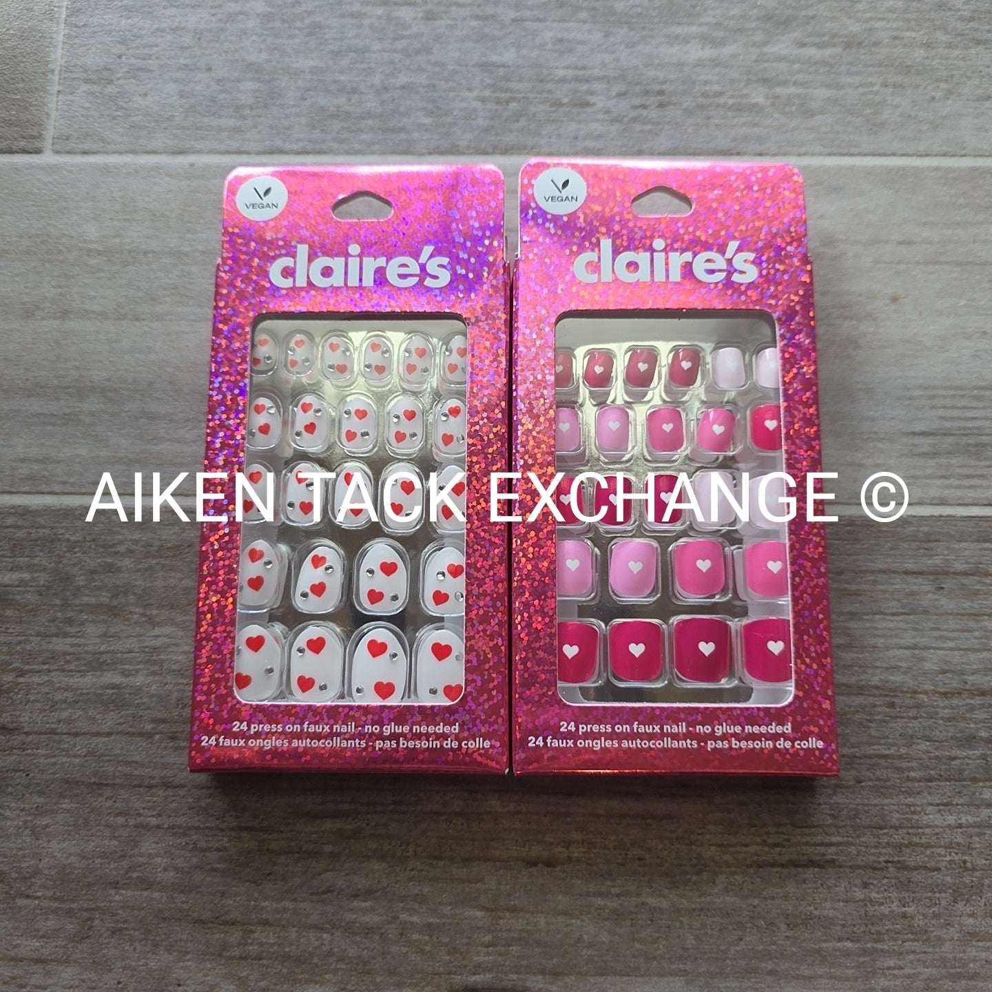 Claire's Press-On Nails (2 Sets) - 24 Count Each (48 Total)