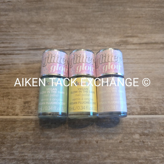 Claire's Glitter Glow Polish - Set of 3