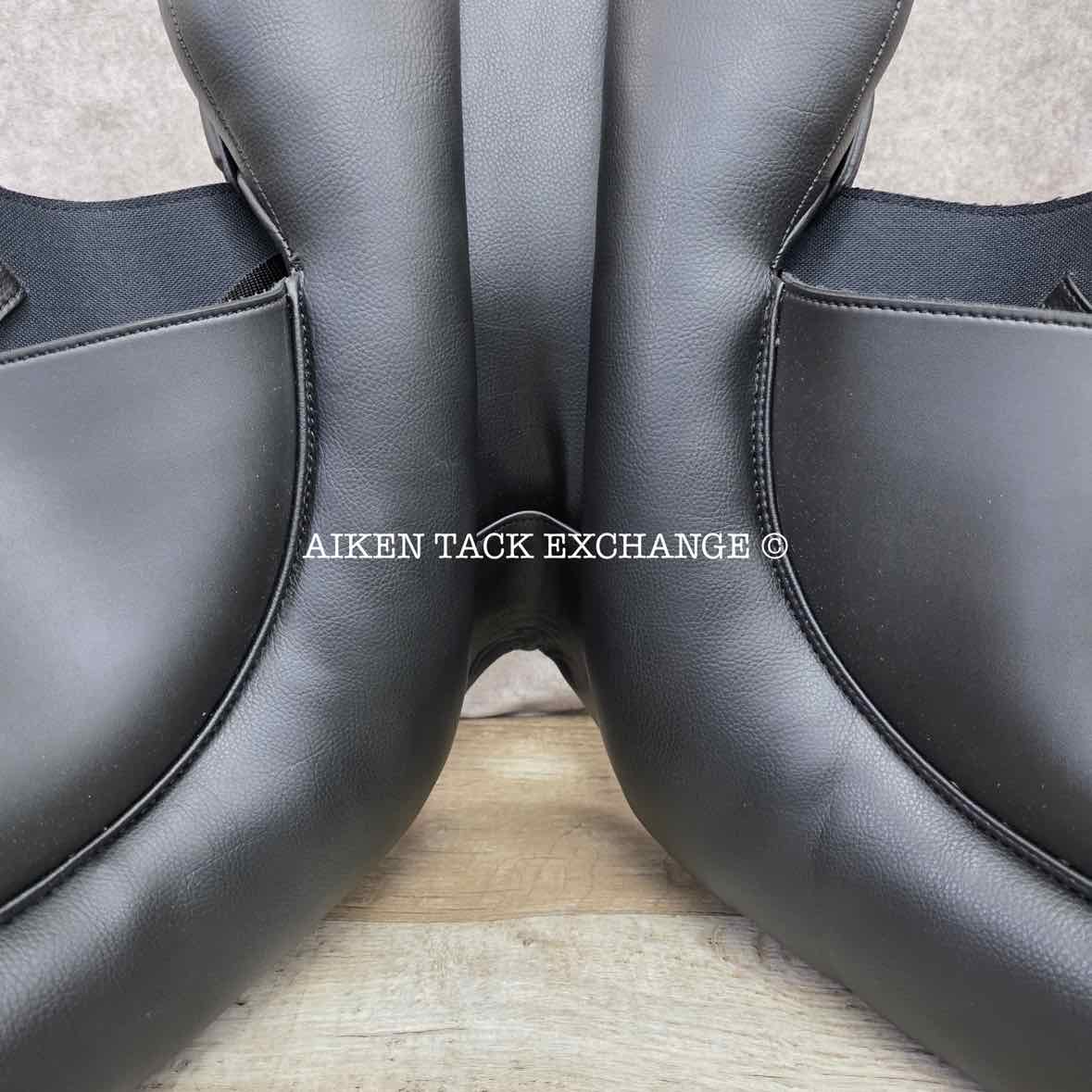 HDR - Henri de Rivel Vegan-X IGP Dressage Saddle, 17.5" Seat, Adjustable Tree - Changeable Gullet, Wool Flocked Panels