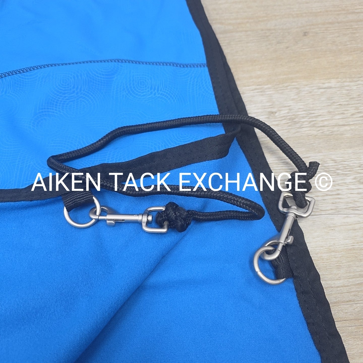 Fenwick Equestrian Softshell Therapeutic Bamboo Blanket, Blue, Size 74"