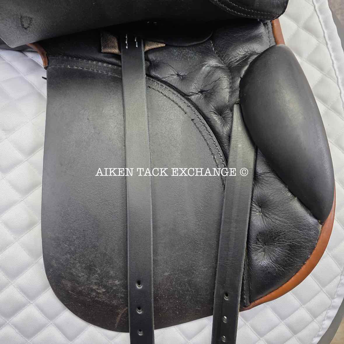 2000 Passier Young Champ Dressage Saddle, 16" Seat, Short Flap, W/XW Tree, Wool Flocked Panels
