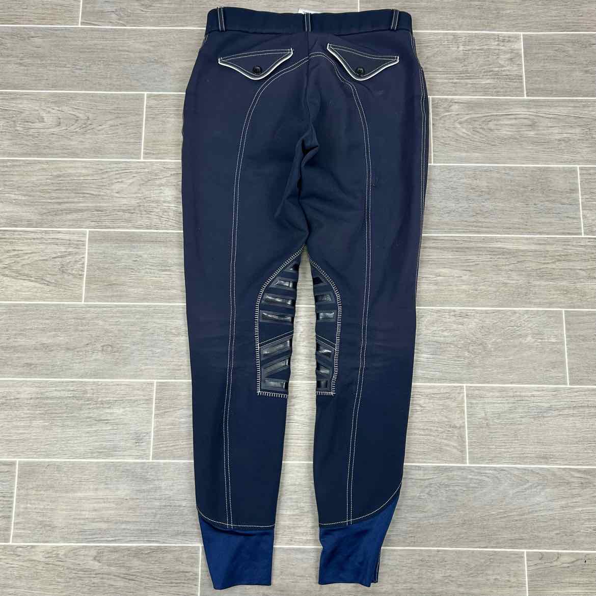 KL Select USG "Lara" Silicone Grip Knee Patch Breeches, Size 26 L