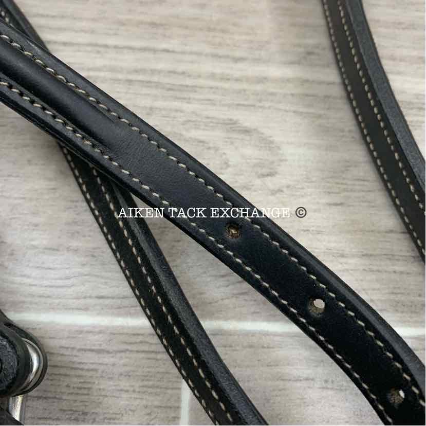 CWD Raised Fancy Stitched Hunter Martingale, Black, Size 3 - Full