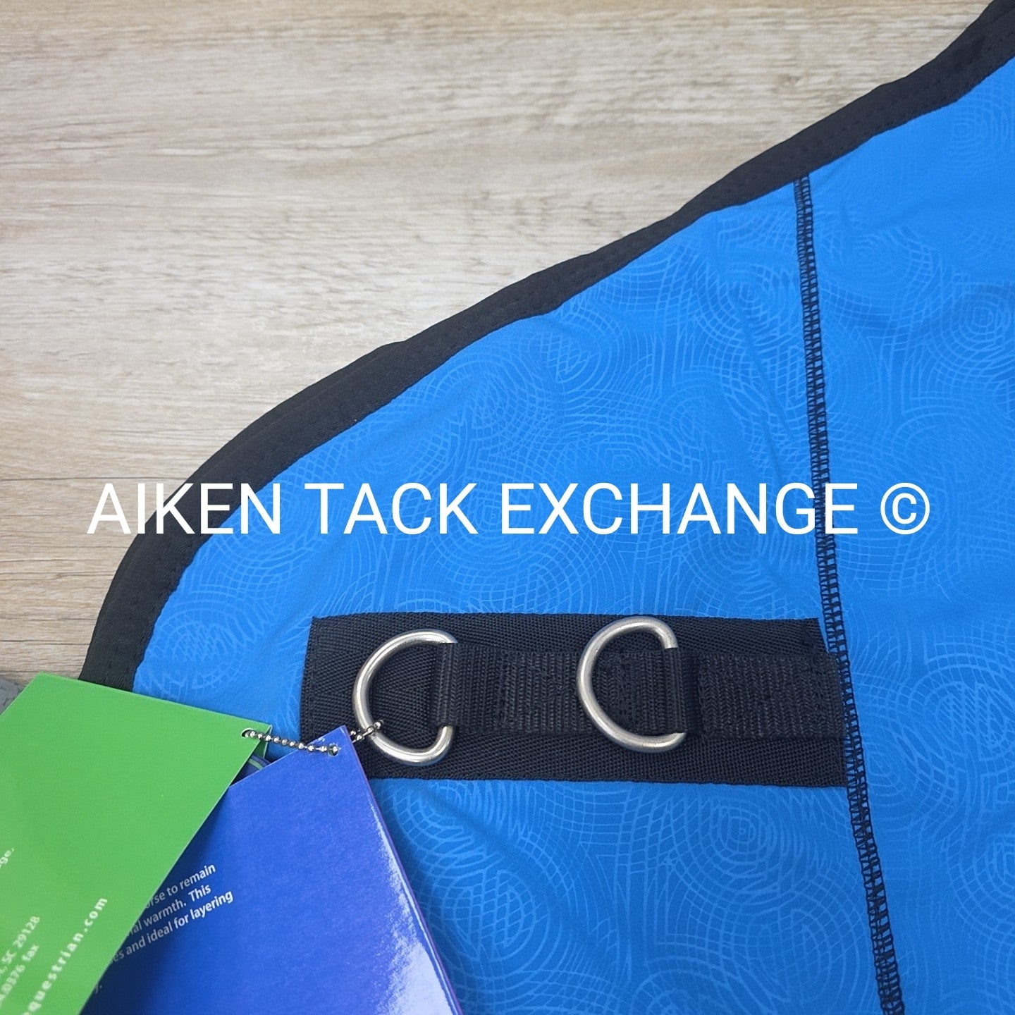 Fenwick Equestrian Softshell Therapeutic Bamboo Blanket, Blue, Size 86"