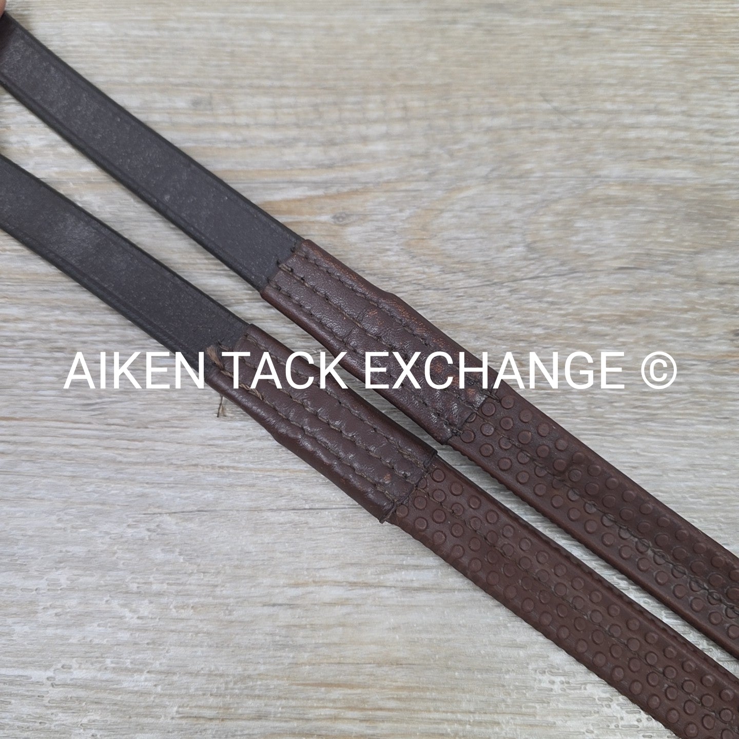 Schockemohle Rubber Reins, Brown, 56"