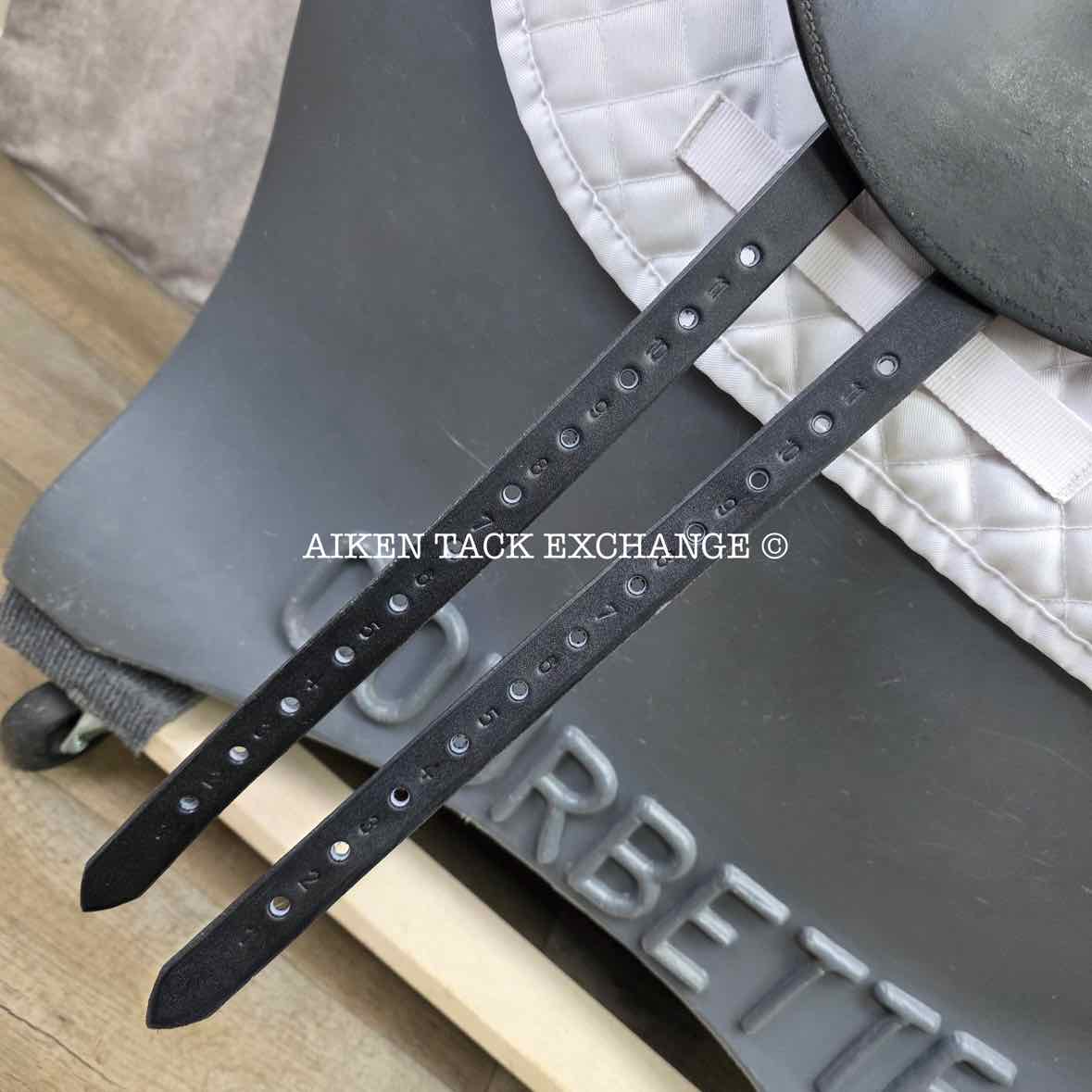 1994 Kieffer Aachen Dressage Saddle, 17" Seat, Medium Tree, Wool Flocked Panels
