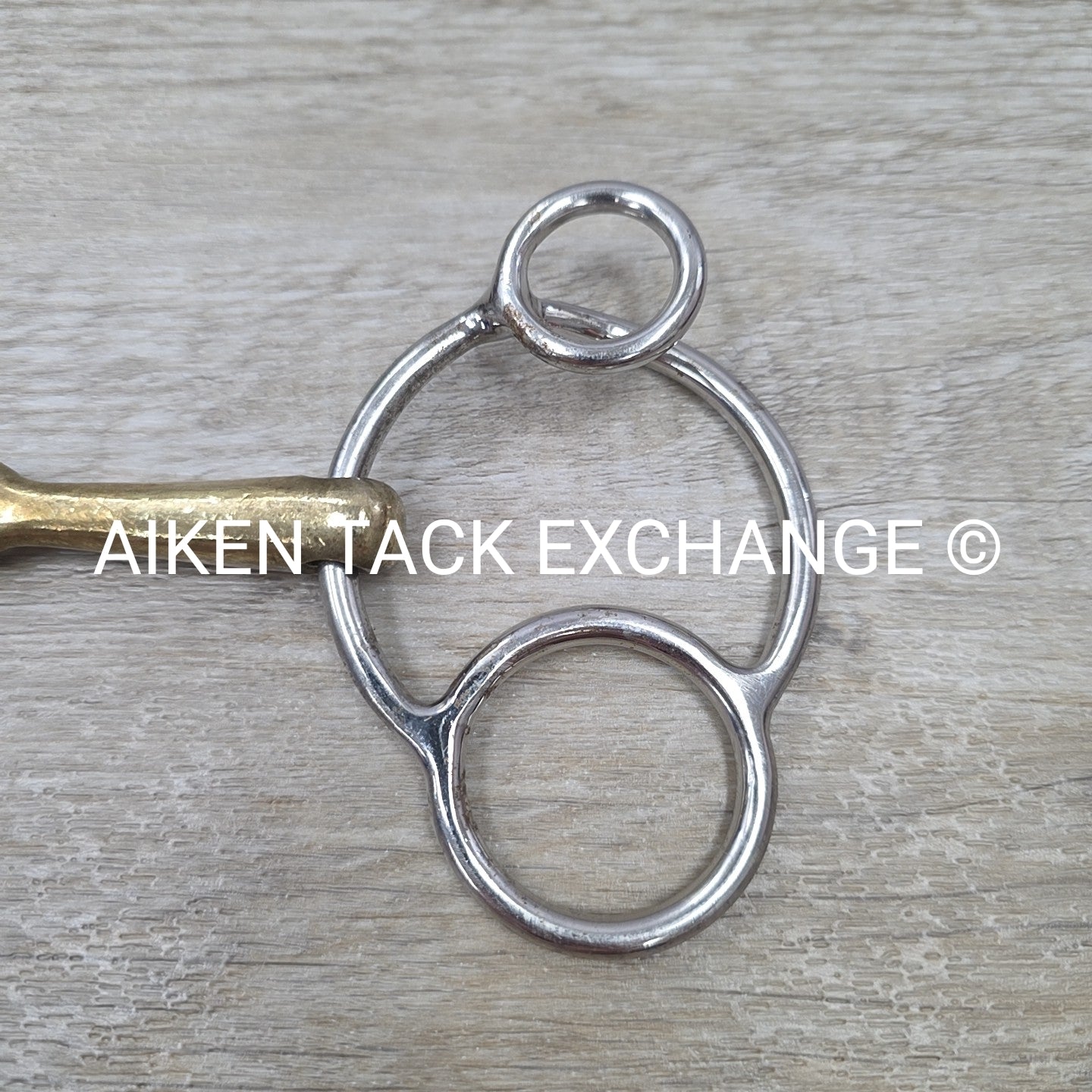 UKSALES25 Double Joint 2 Ring Gag Bit 5.75"