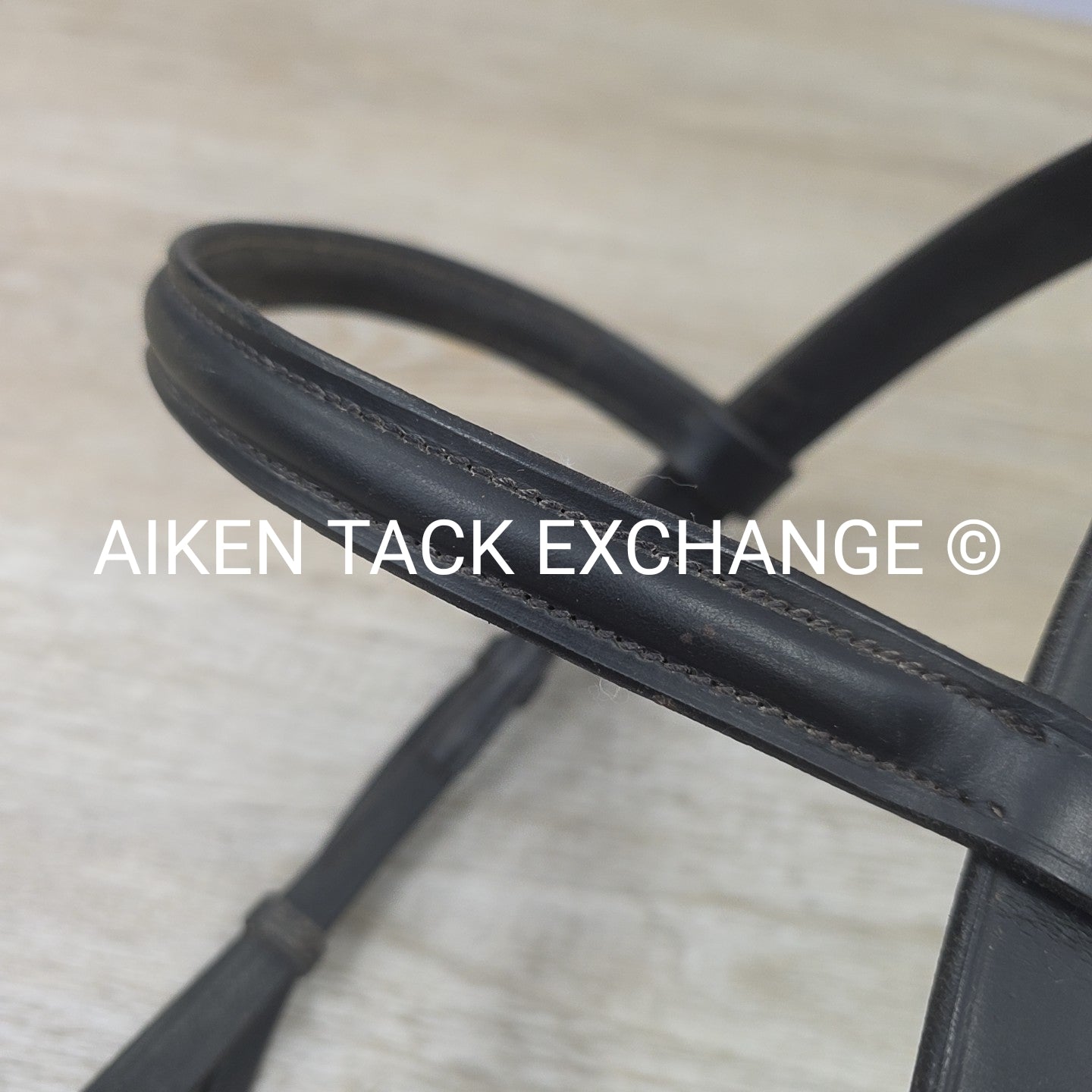 Collegiate Headstall with Zilco Hackamore, No Reins, Black, Size Full