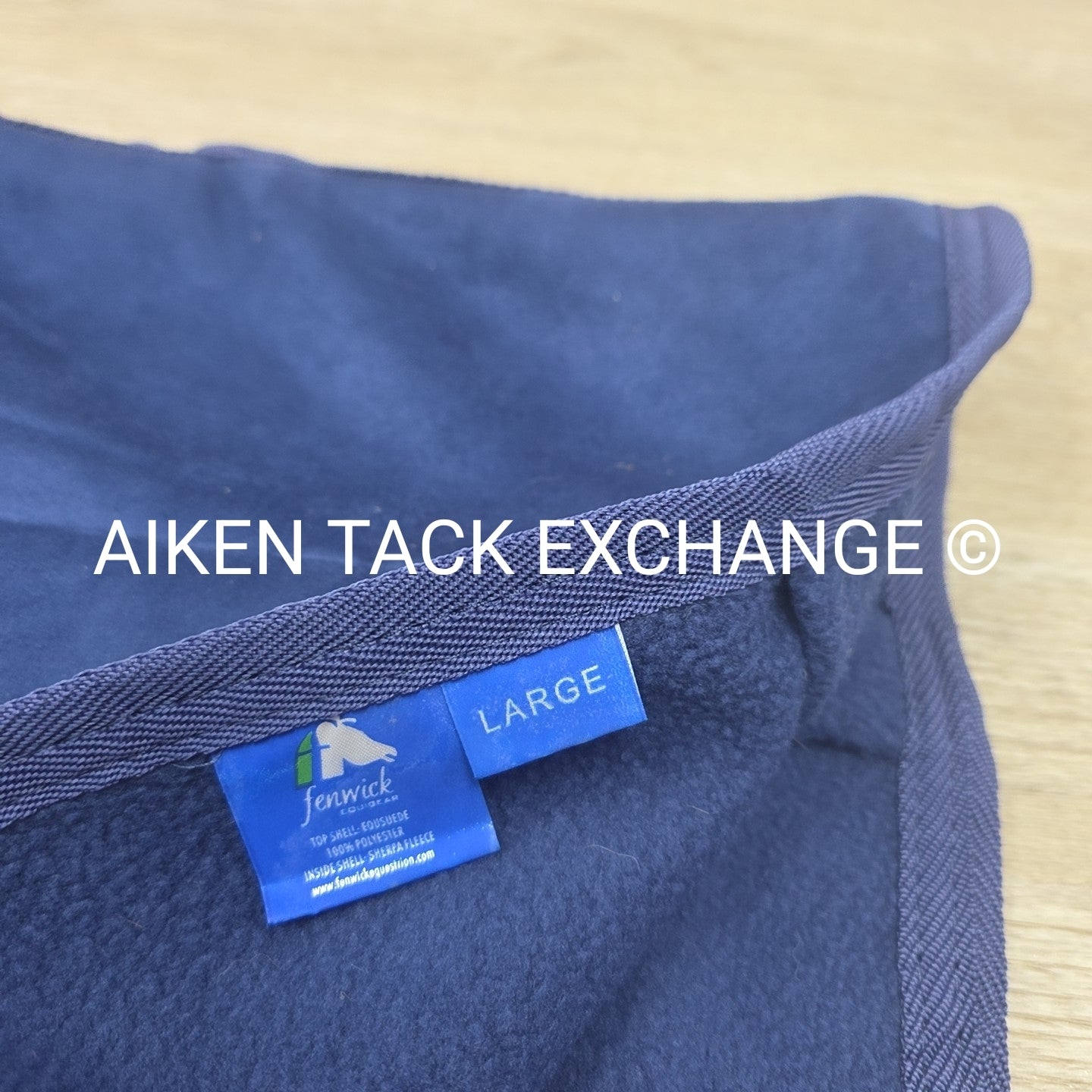 Fenwick Equestrian EquSuede Quarter Sheet, Blue, Size Large